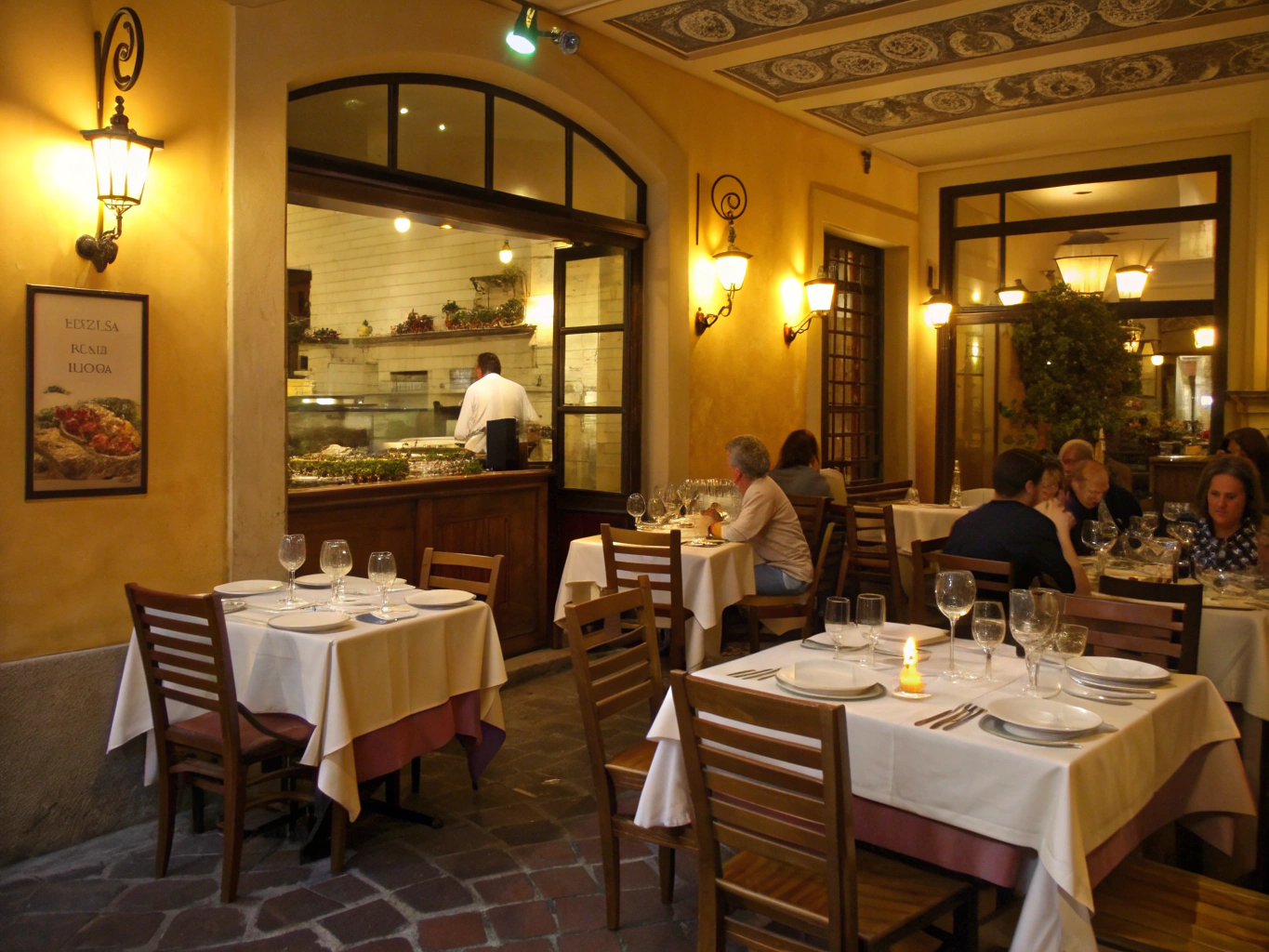 Cozy and elegant dining atmosphere at MANGIA restaurant